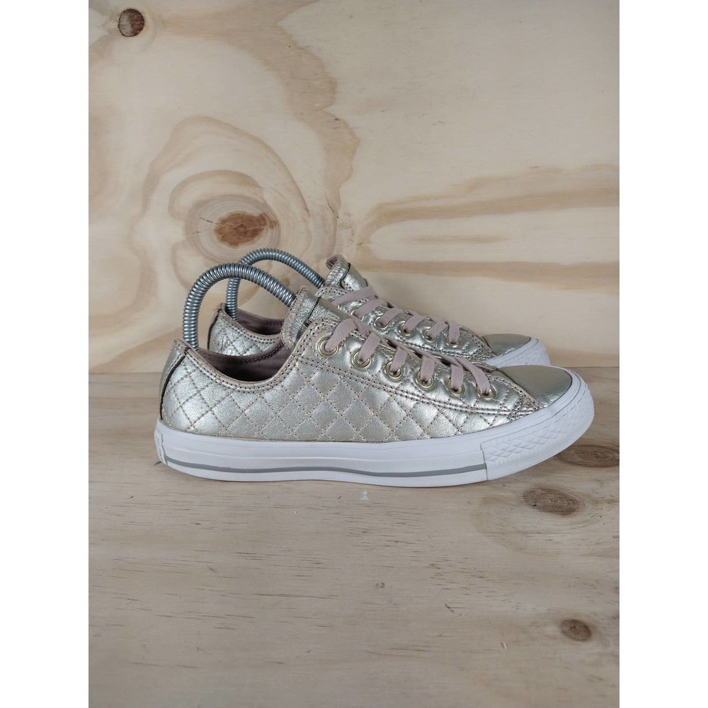 Converse All Star - Quilter Low Top - Sneakers - Gold - Women's - 8 - 157315C